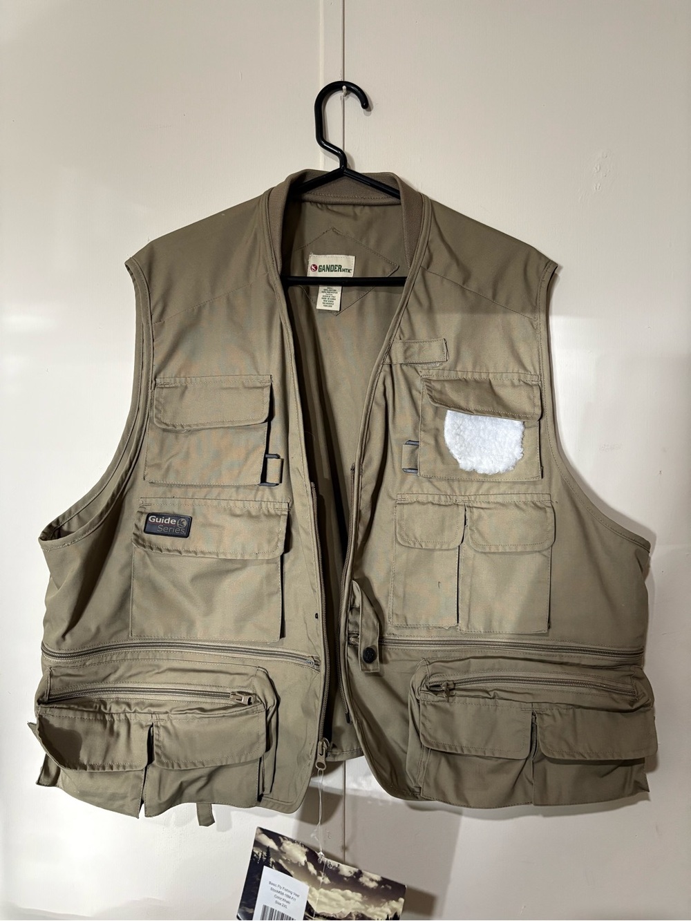 Men's Khaki Fishing Vest